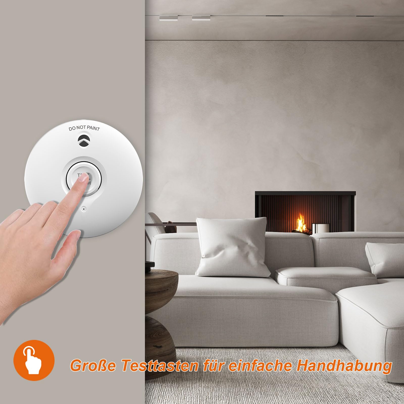 Détecteur De Fumée Pack De 2 Détecteurs De Fumée Connectés ELRO - 230V Détecteur De Fumée Pack De 2 Détecteurs De Fumée Connectés ELRO - 230V