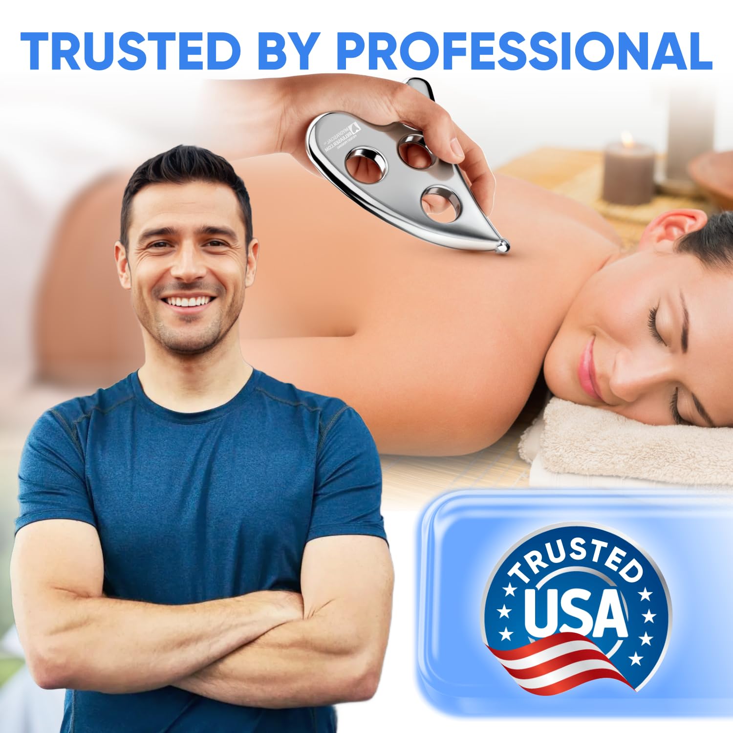 Myofascial Releaser - El original - Herramienta de terapia física para rehabilitación y alivio del dolor - Herramientas IAFM IASTM