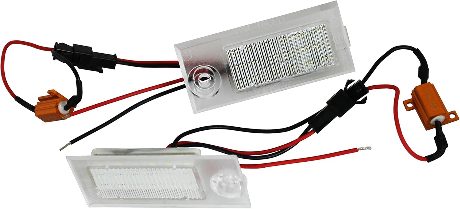 2 x 18LED License Plate Light Number Plate 12 V for A6 °C5 4B Sedan/030816