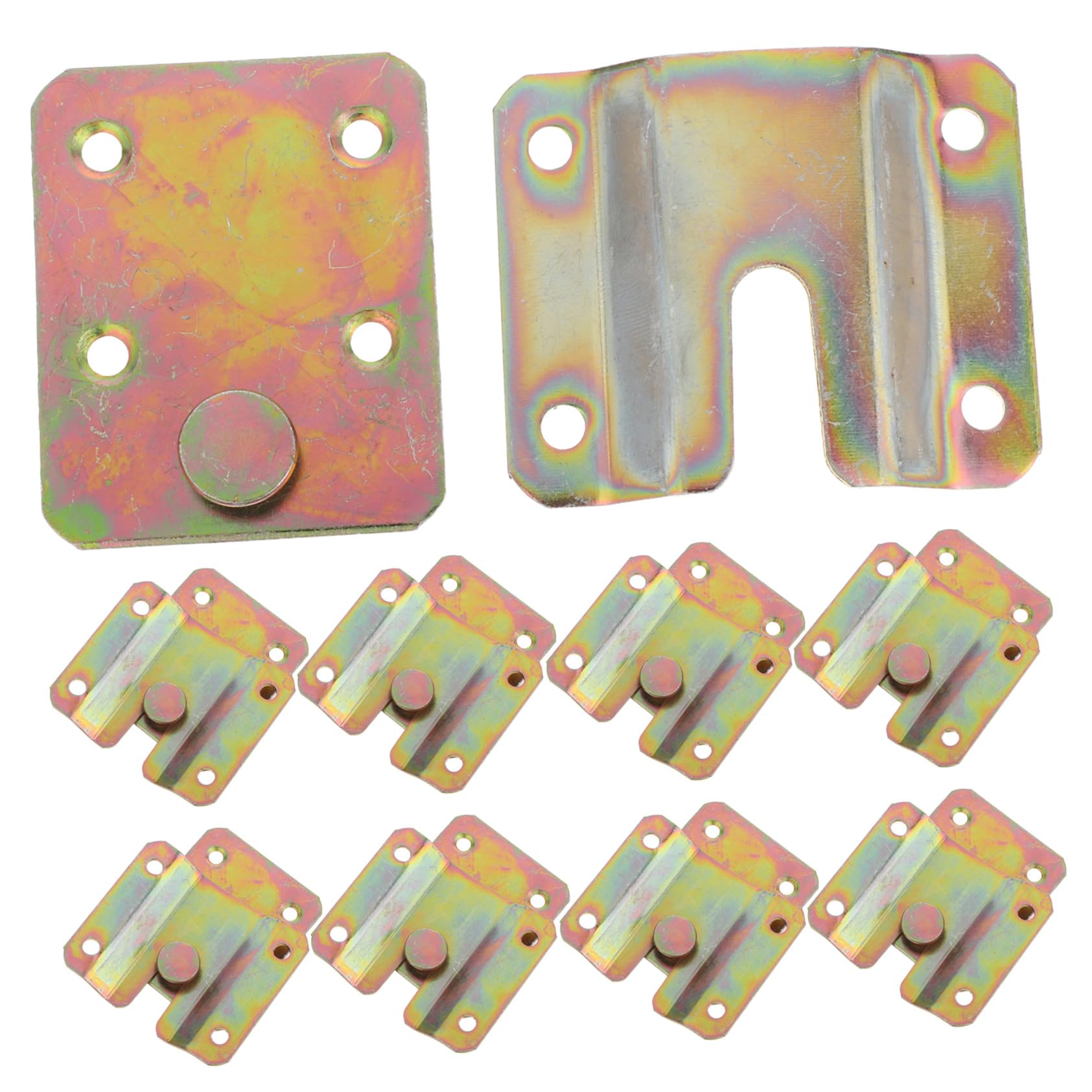 Fixation encastrée têtes de lit supports muraux métal cadres photo 12 paires