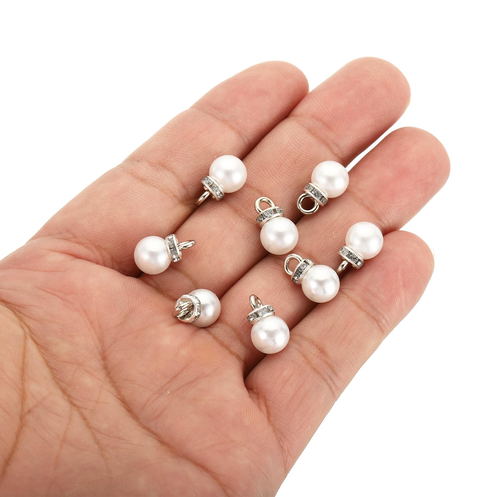 PATIKIL (8mm Pearl Charm - Image 4