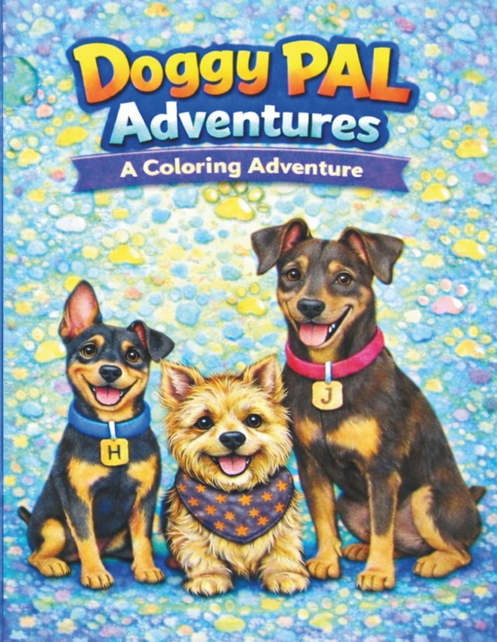 Doggy Pal Adventures: A coloring book