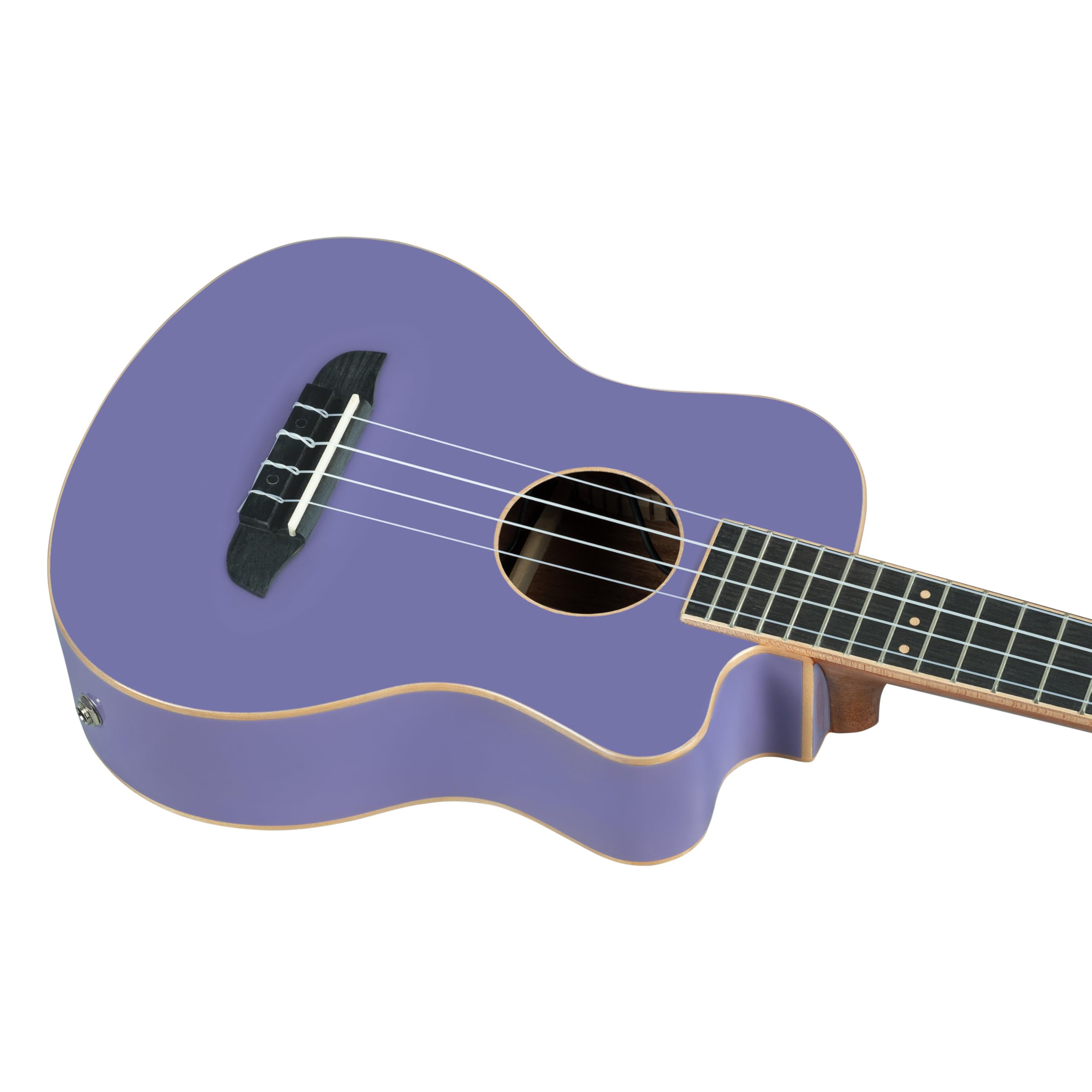 Ortega Guitars Ukulele Tenore Elettro-Acustico – Horizon Series – Gig Bag Inclusa – Cedro / Okoume, Purple (RUHZT-CE-VP)