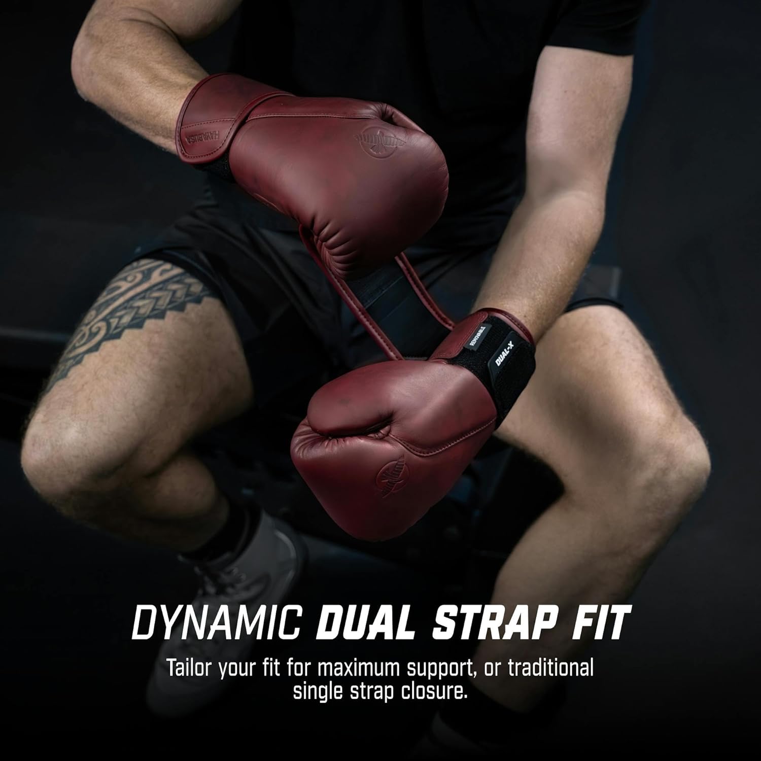 Hayabusa T360 Leather Boxing Gloves for Men and Women Wrist and Knuckle Protection, Triple Splinted Wrist Support, Cloud-Like Knuckle Padding