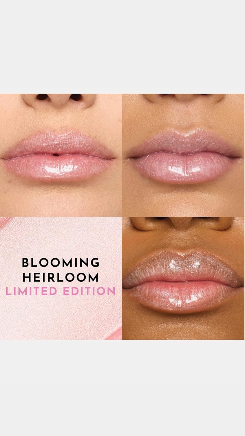 Lawless Women's x LoveShackFancy Forget The Filler Lip Plumping Gloss, Blooming Heirloom, Pink, 0.11 Ounce - Image 4