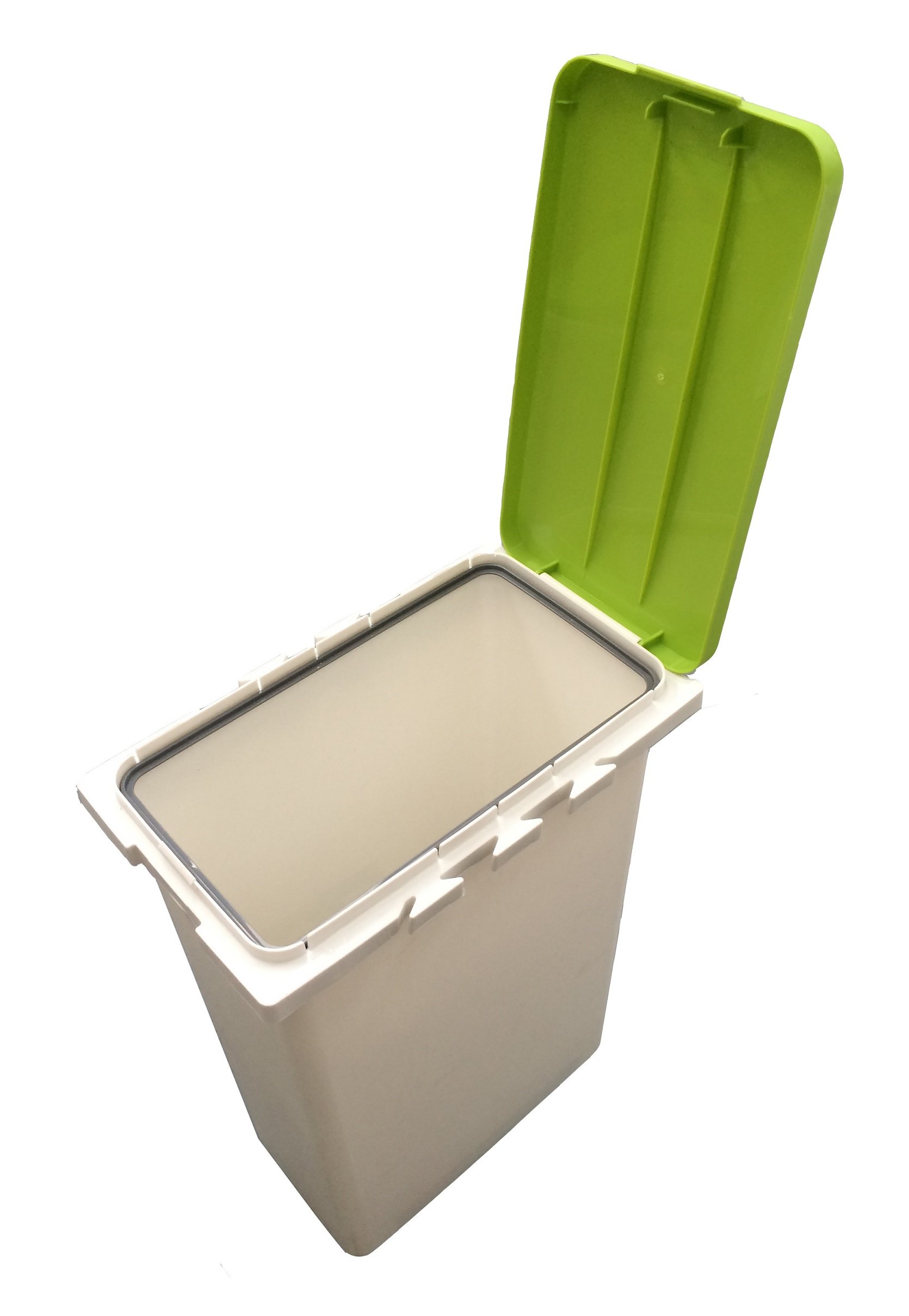 3 x 30 Litre Interlocking Waste/Recycle/Laundry Sorting Plastic Bins