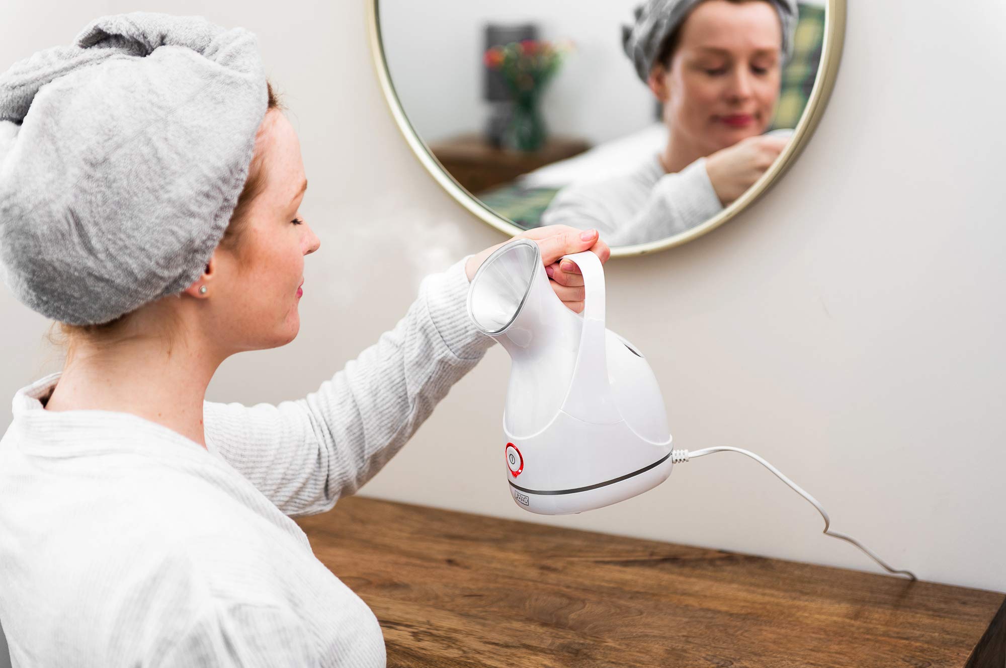 LIVIVO Facial Face Spa Steamer Inhaler With Integrated UltraViolet UV