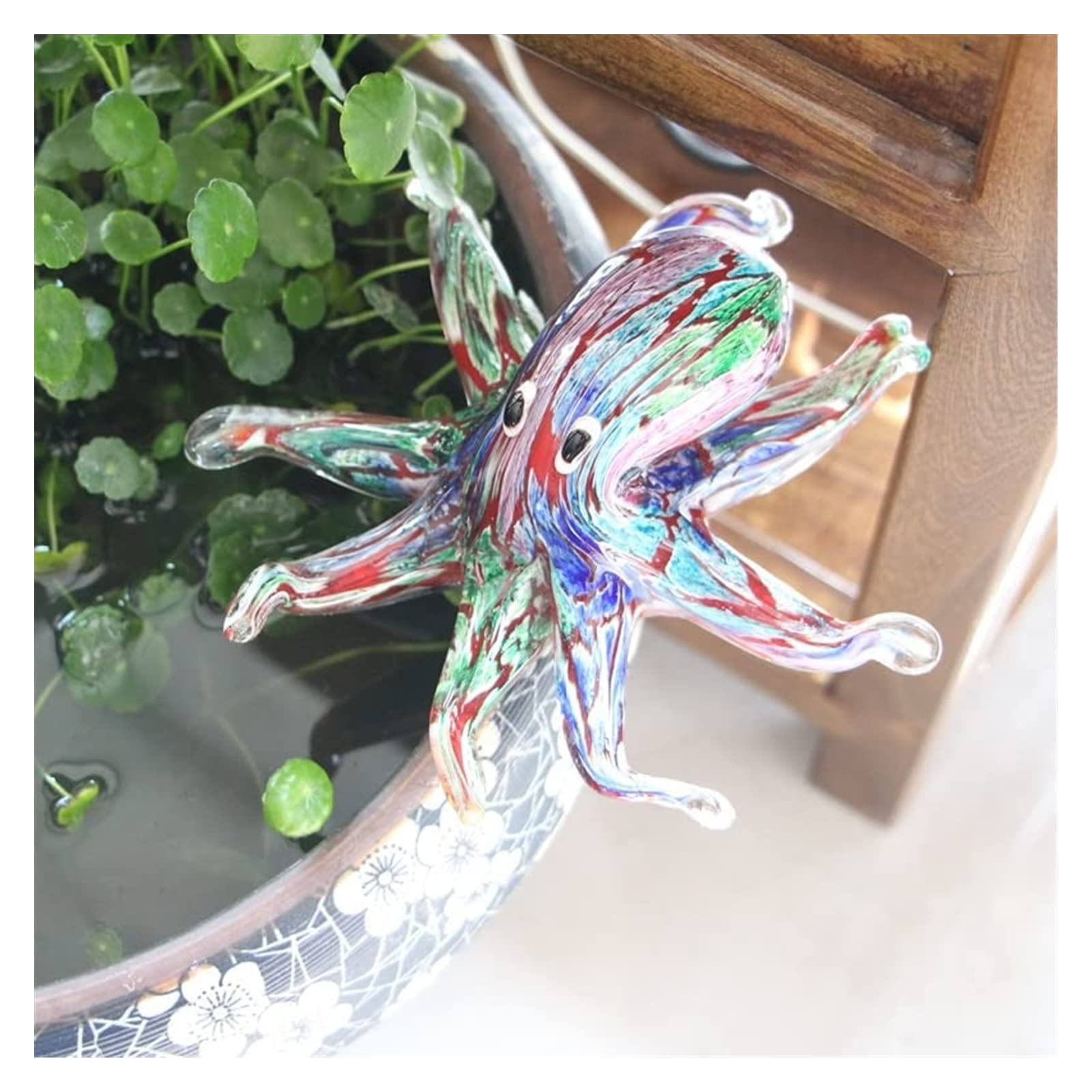 Amazon.co.jp: 置物・オブジェ 工芸品の彫刻 小物ガラス手作り  