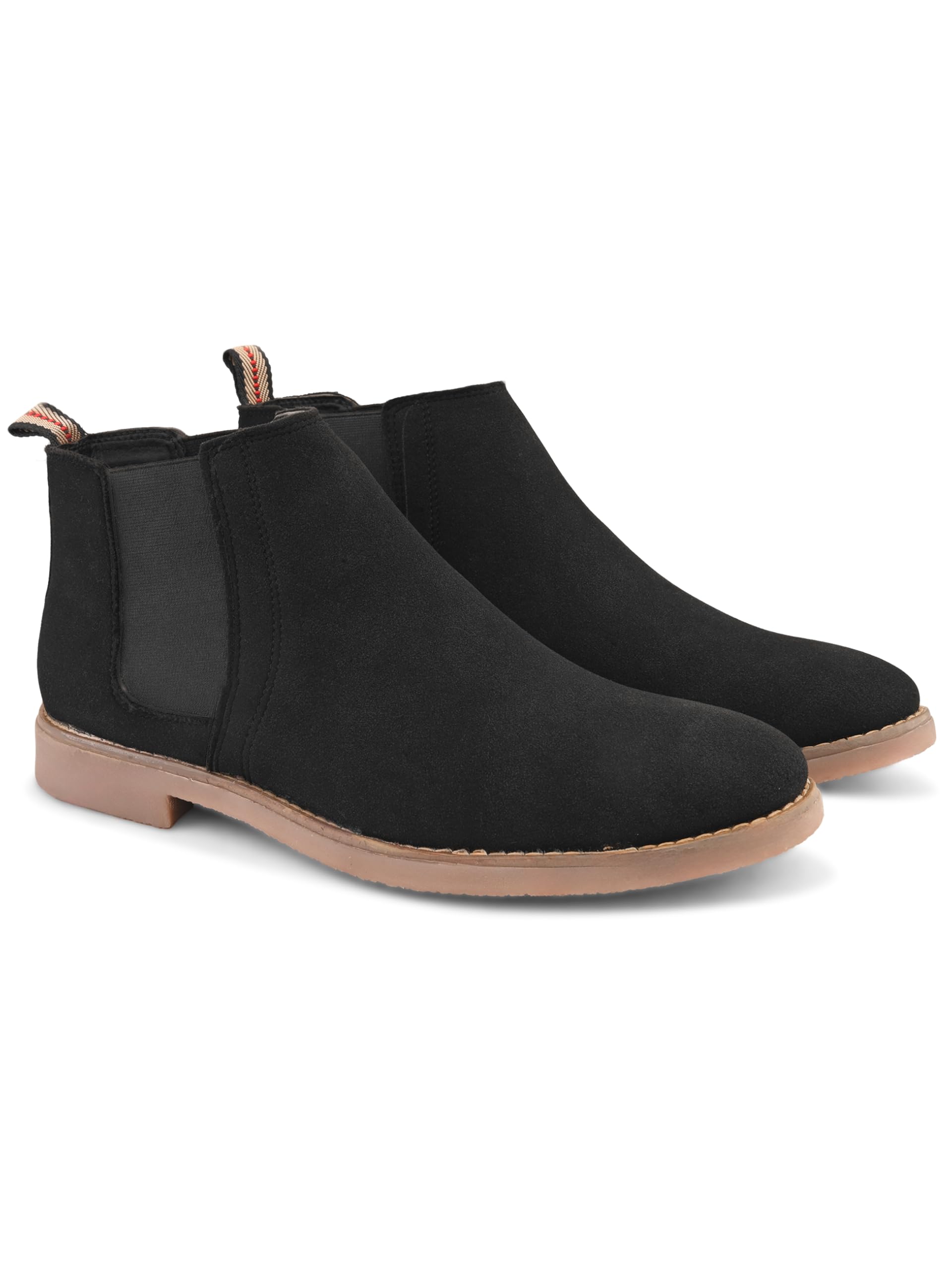 mens Shadowtrek Slip On Fashion Chelsea Boots | High Ankle Soft Cushioned Insole Comfortable Fit Trendy Stylish Regular Casual Shoes Without Laces | Perfect for Parties, Outdoor, Trekking, Office-image-15