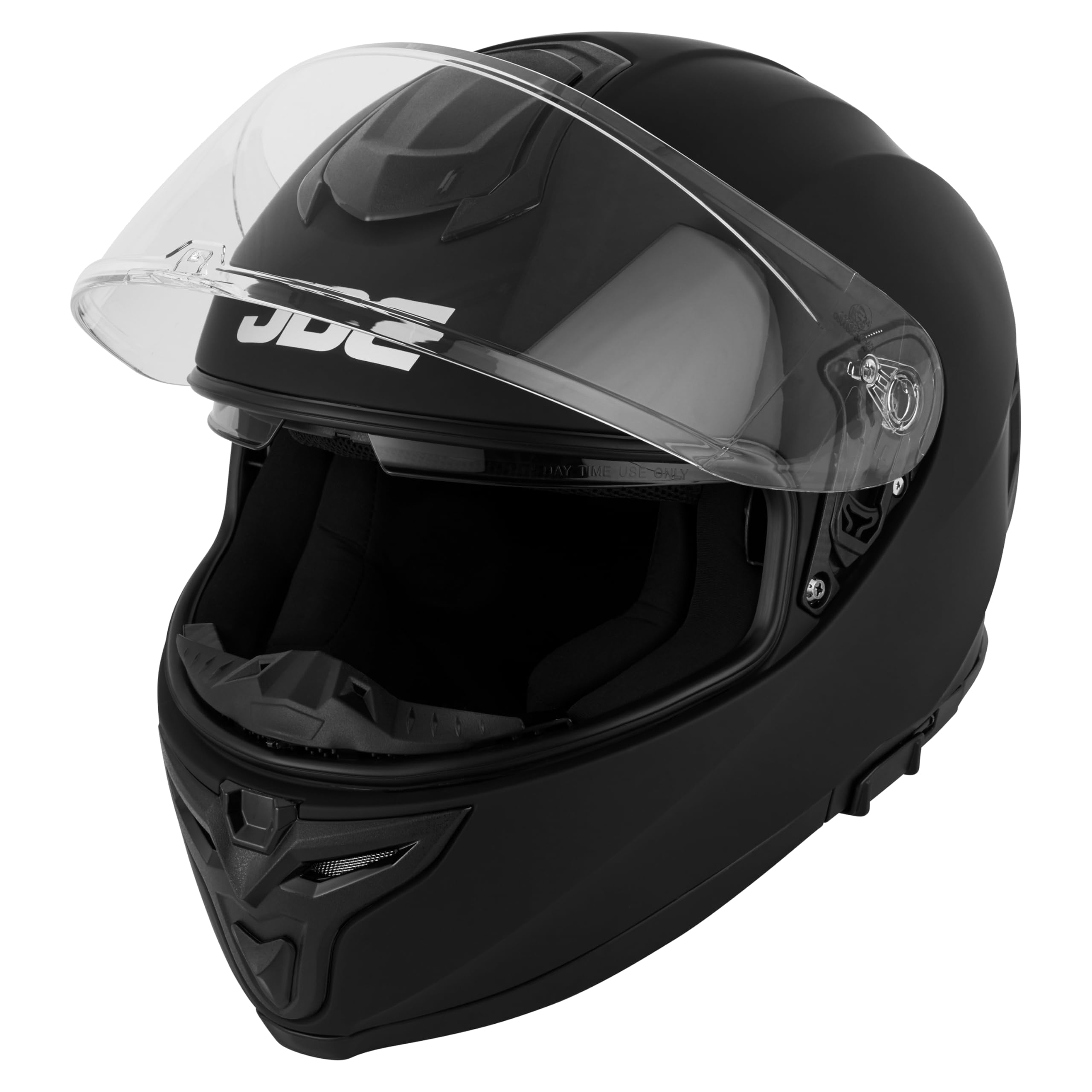 JDC Casque Moto Intégral - Double Visière Rétractable ECE 22.06 - Sabre