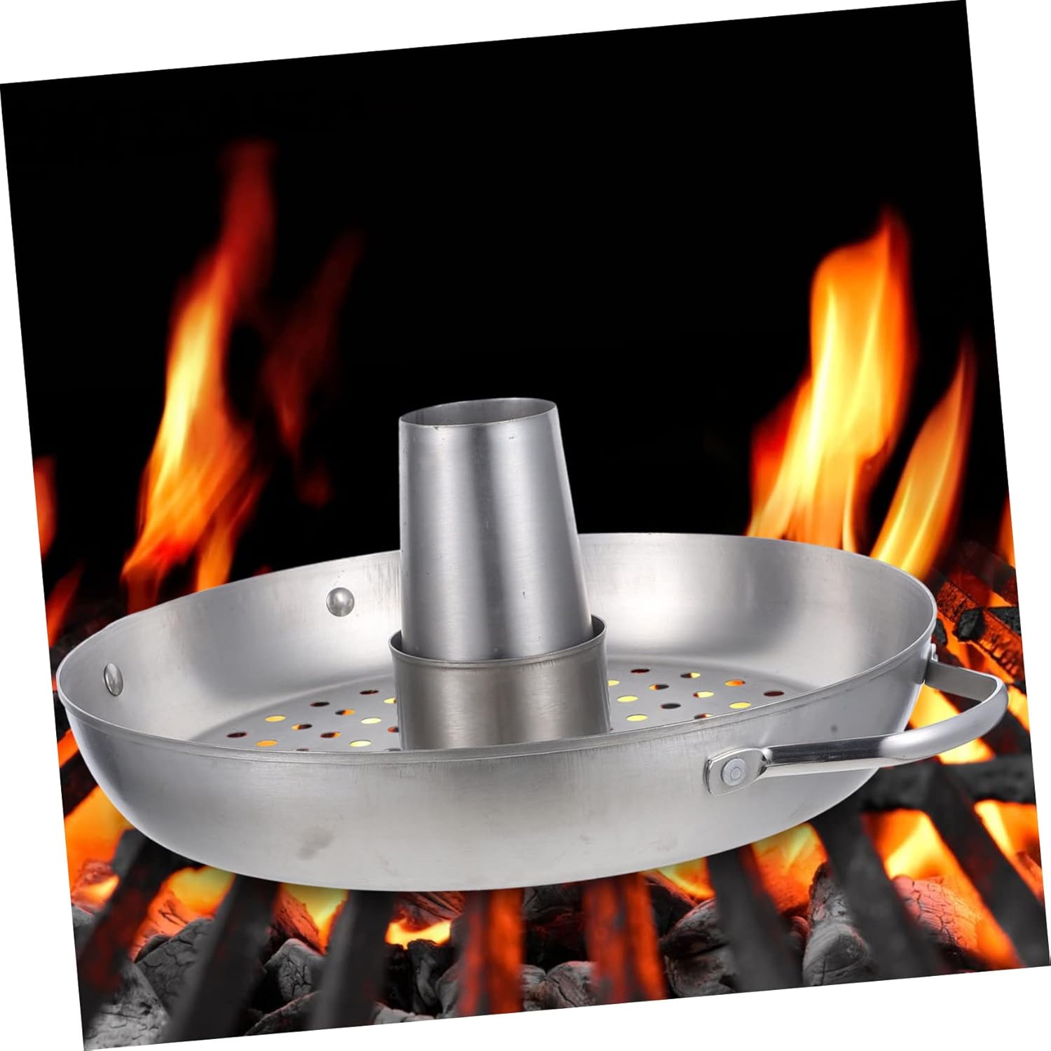 Totority Stainless Steel Chicken Roaster Rack Vertical Poultry Holder for Oven and Grill Roasting Stand for Chicken and Meat Easy to Clean and Use