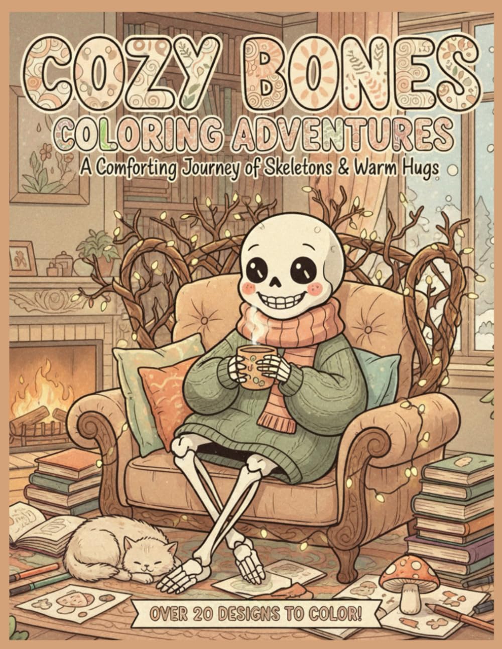 Cozy Bones coloring adventures