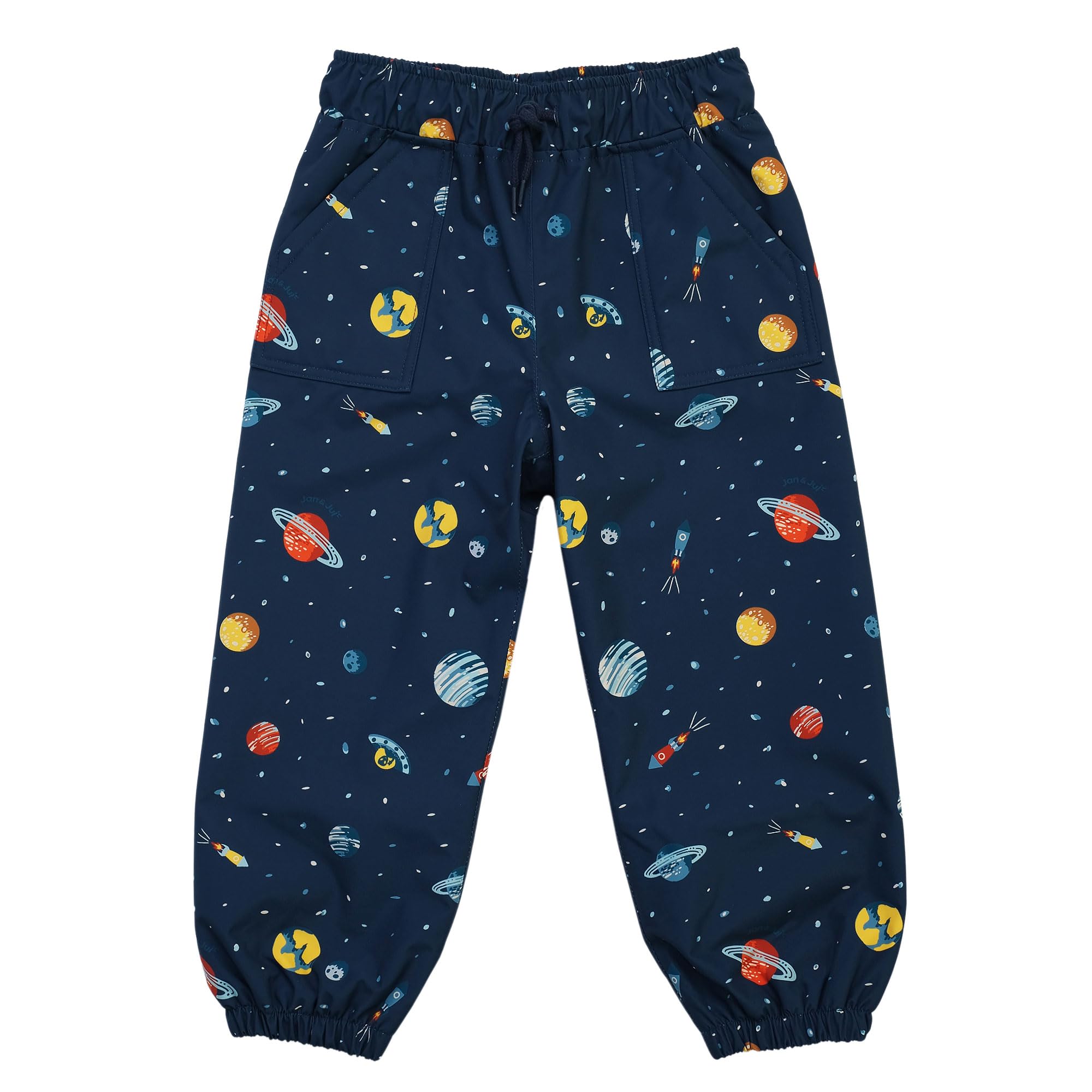 JAN &amp; JUL Puddle-Dry Rain Pants for Toddlers and Kids