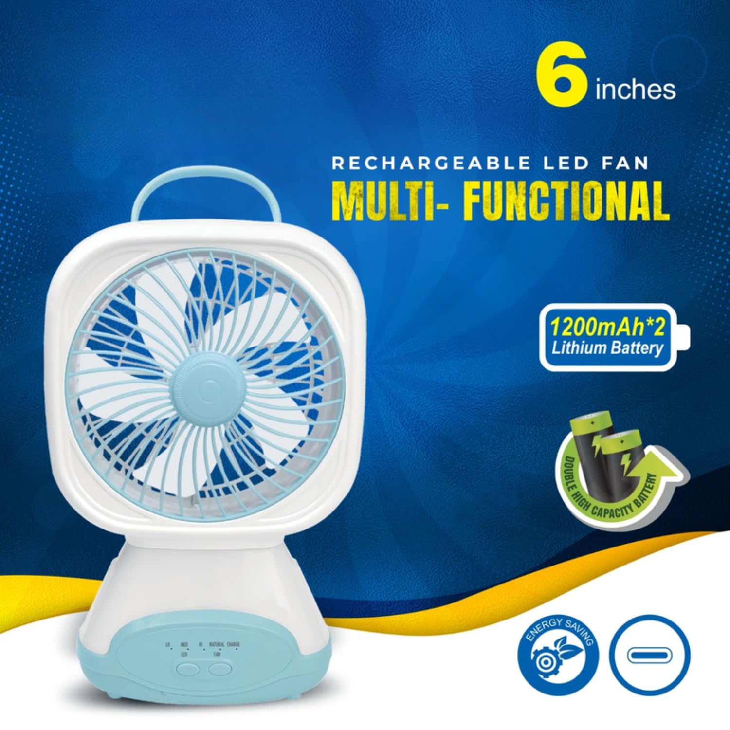 Drumstone γπ―ππππ, π³ππππππ
πΊππππγ Multi-Functional Portable Desk Fan β Thin LED Light, Copper Motor, Small Rechargeable Table Fan, Ideal for Home and Office Use