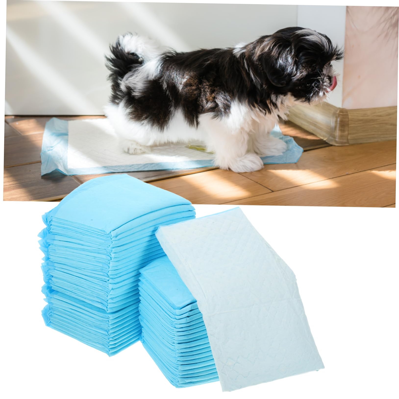 100 Pièces, Absorbants pour Pipi De Chiot, D'entraînement pour Pipi De Chaton À Usage Unique, D'entraînement pour Chien