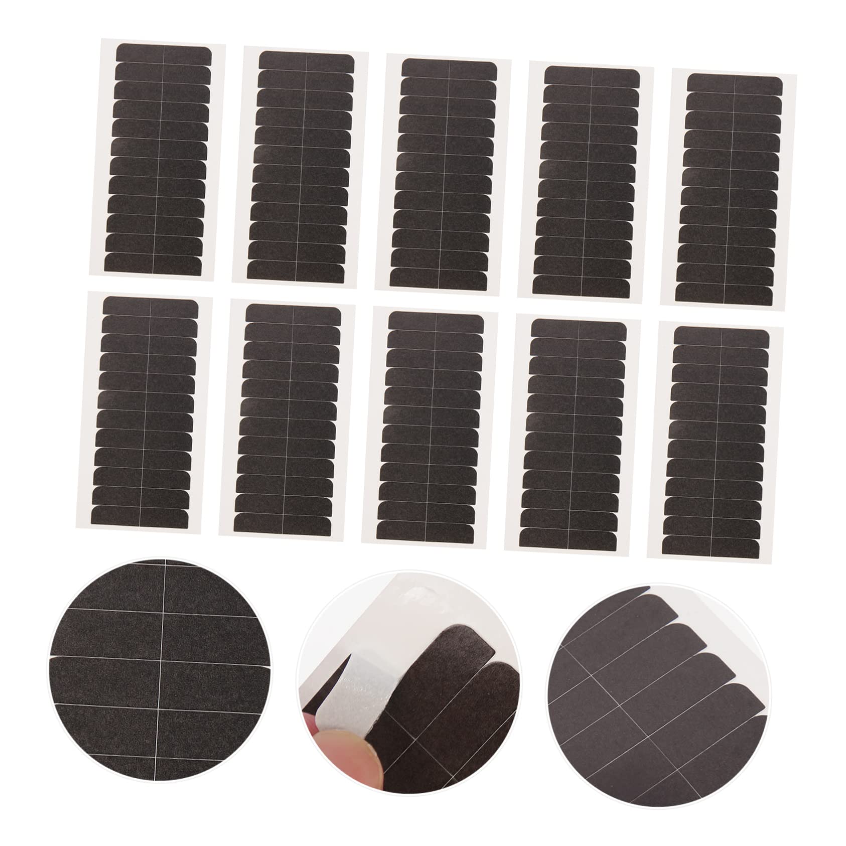 Baluue Wig Adhesive Tape Rolls 10 Sheets Double Sided Tape for Hair Extensions Strong Hold Non-damaging