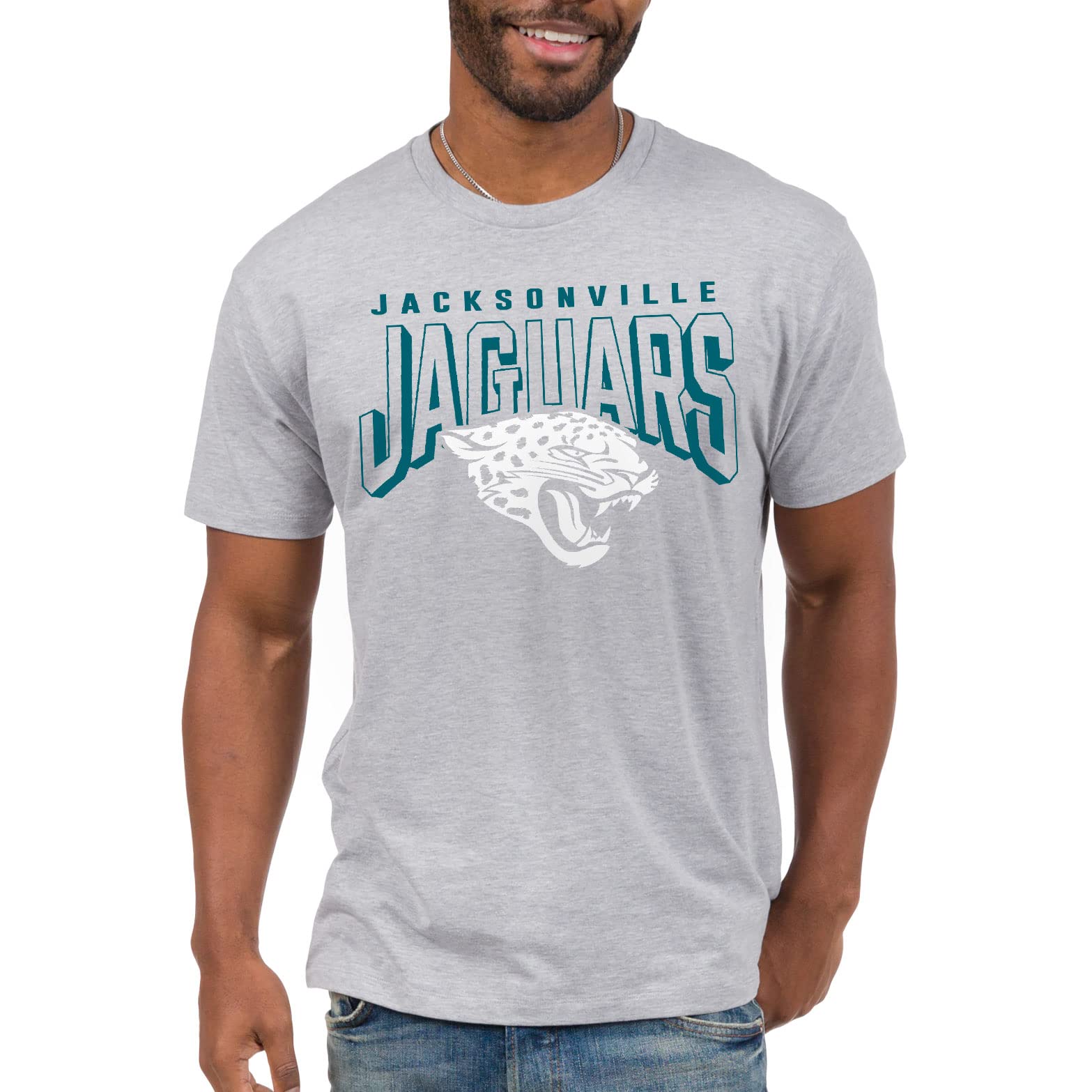 Junk Food Clothing x NFL - Bold Logo - Short Sleeve Fan Shirt for Men and Women - Officially Licensed NFL Apparel