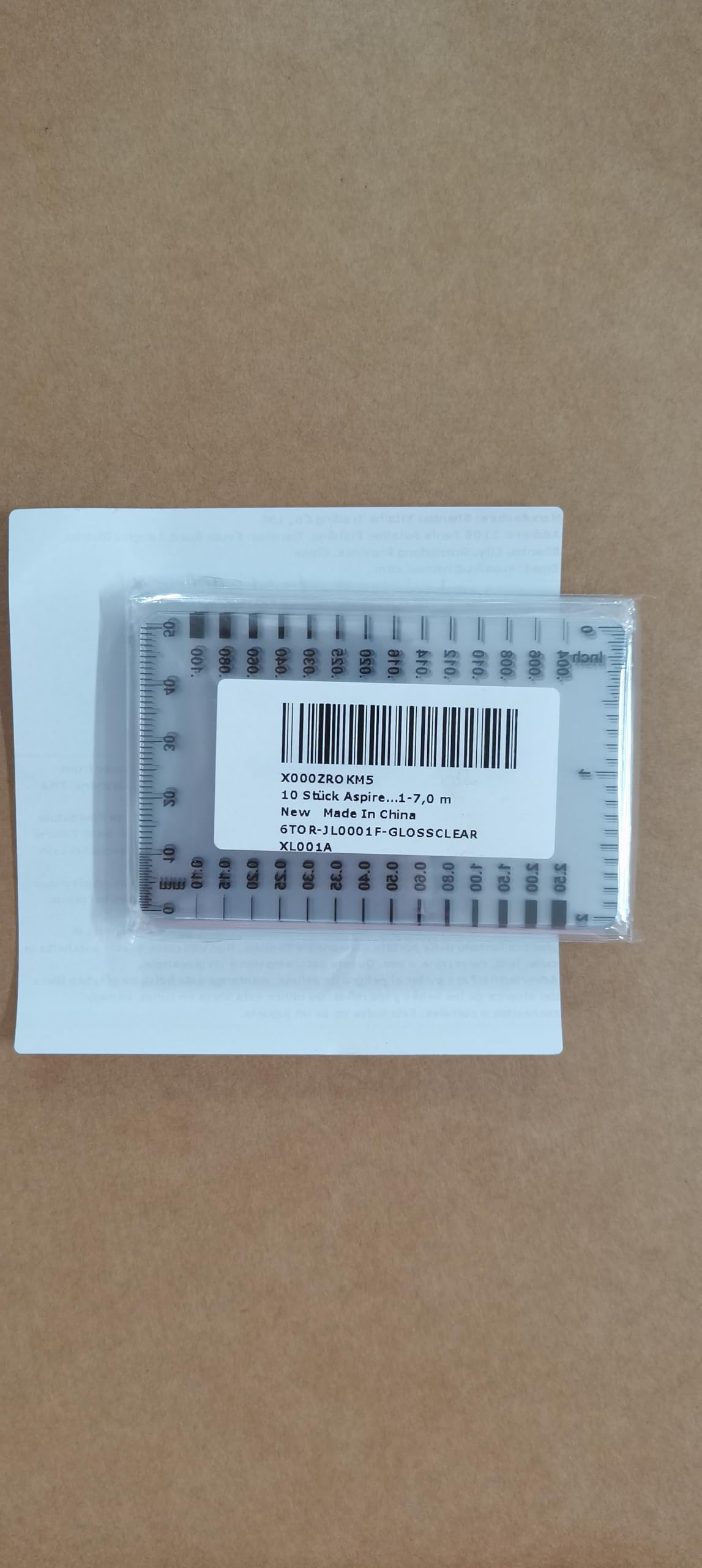 Crack Measurement Gauge Aspire Concrete Crack Width Rulers - 10 Pack ...