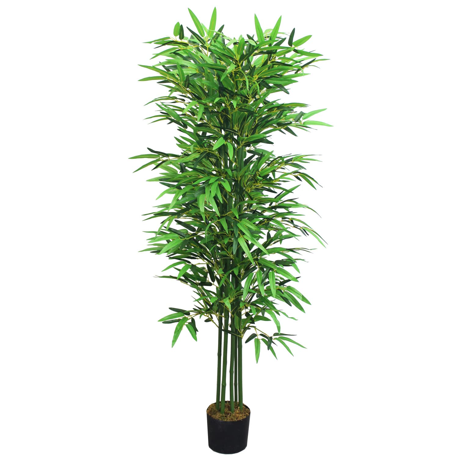 Bambou Plante Artificielle Artificiel Plastique 160cm Decovego