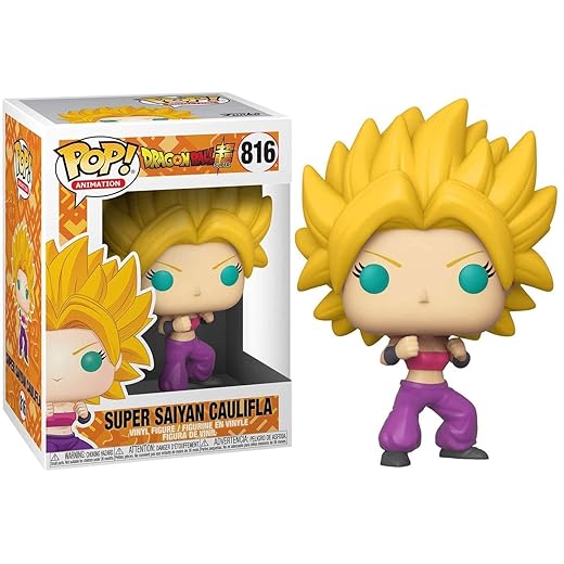 Sale Funko Pop! Animation: Dragon Ball Super - Ss Caulifla, Multicolor, (Model: 47686)