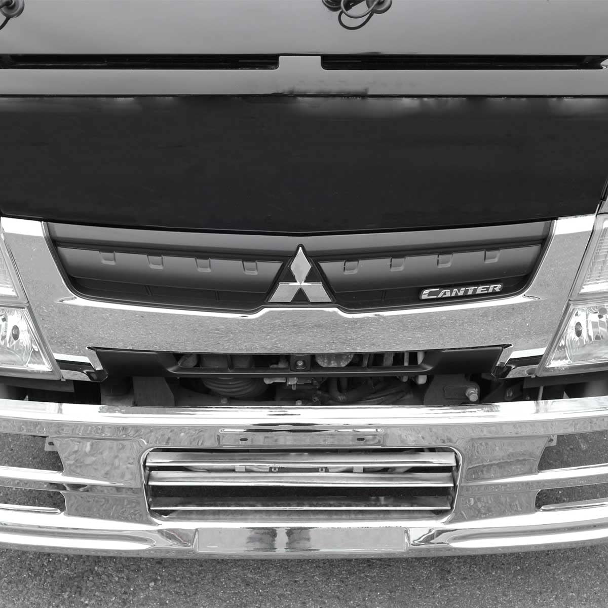 r513-18 ★ 三菱 ふそう ブルーテックキャンター ミラー ステー付き 右側 運転席側 FEB20 140-13