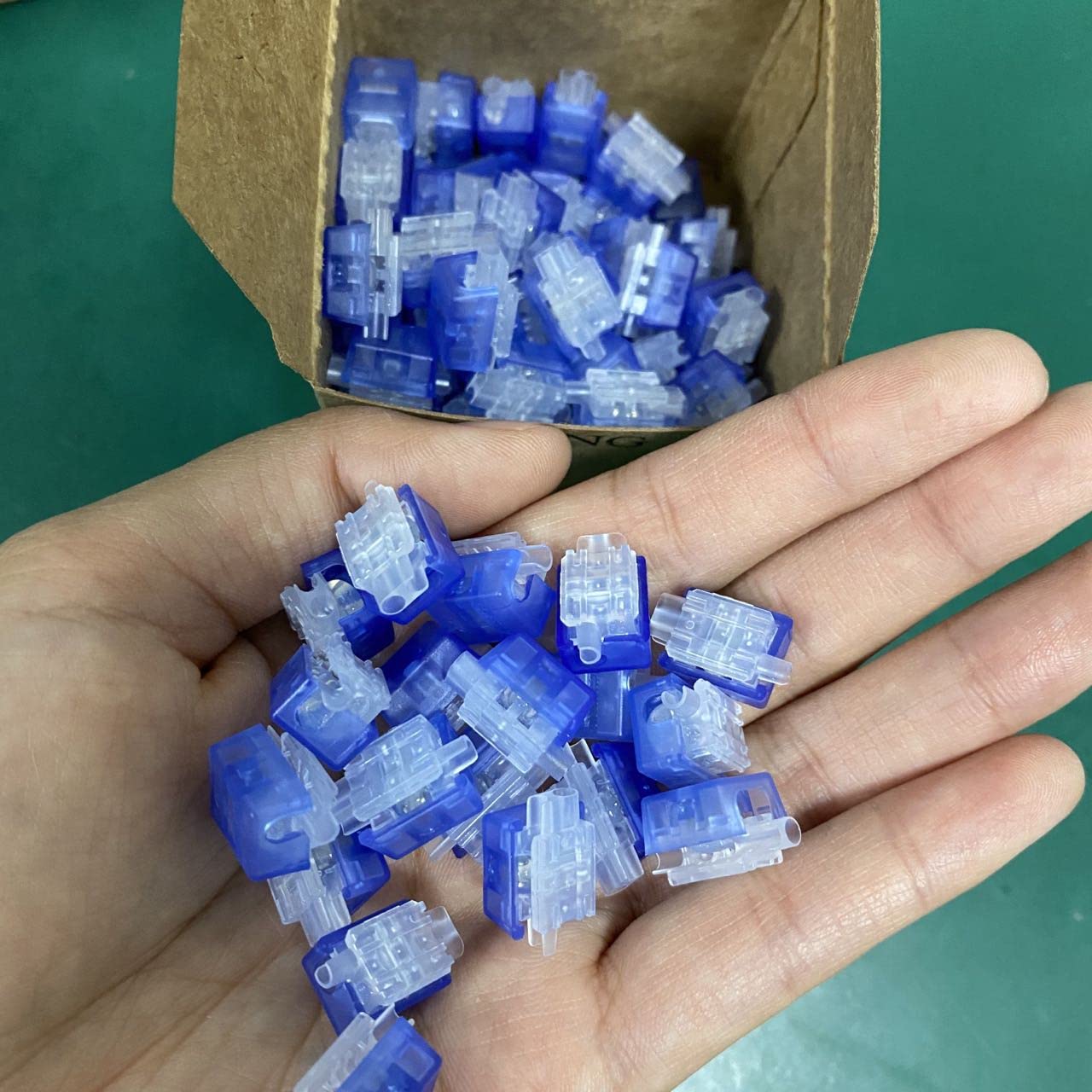 Original 100PCS 3M (Corning) UB2A K4 Wiring Subnet Wire Telephone Wire Crimp Terminal Fast Connector 0.4-0.9mm