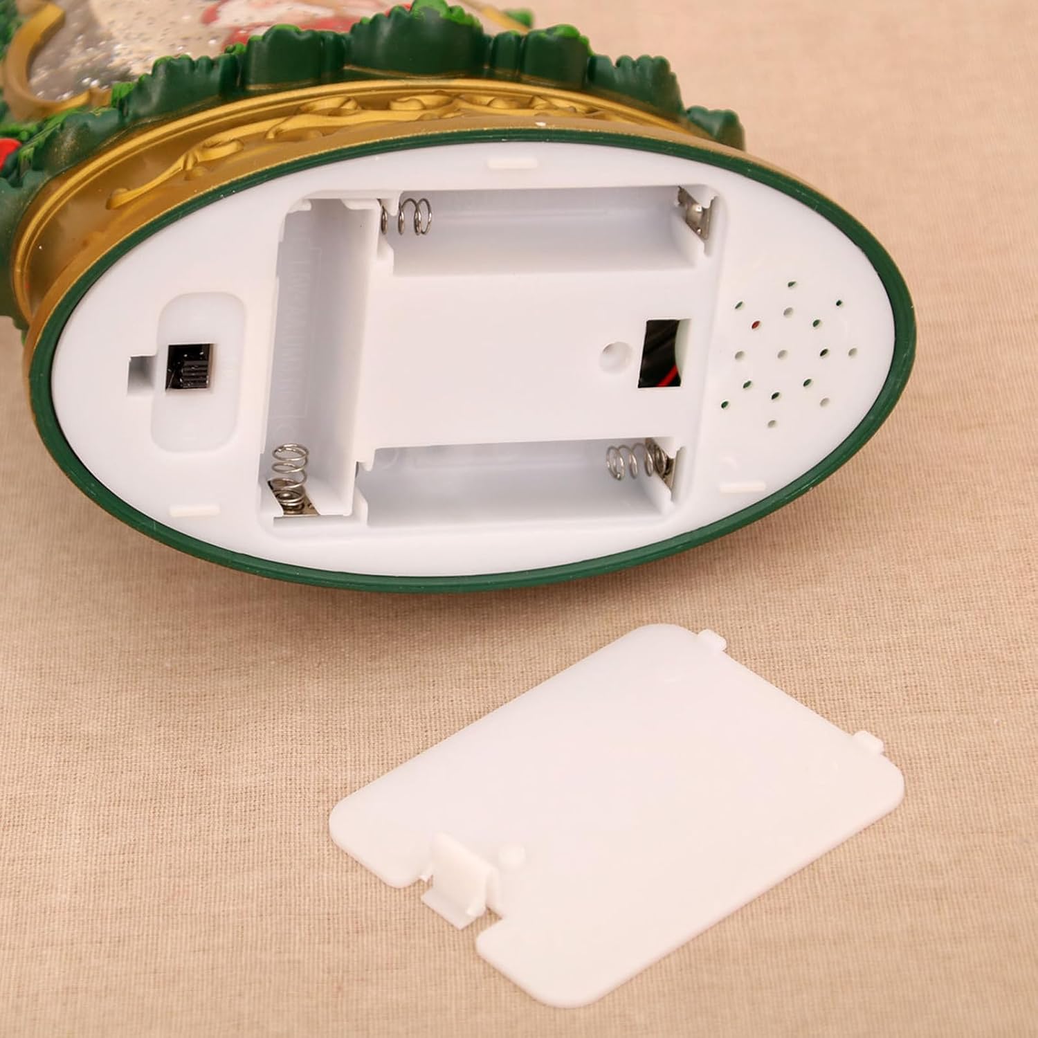 凝縮された光るノエルツリーオルゴールは、標準的なホリデーソングを披露しますテーブルシェルフディスプレイ用の強力なPVCデザイン多機能