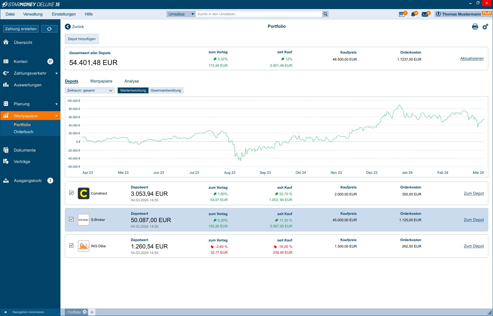 StarFinanz: StarMoney 15 Deluxe Jahreslizenz inkl. Premiumsupport