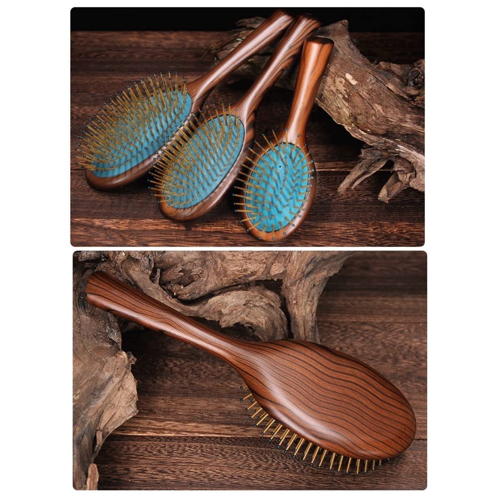 Cepillo for el cabello, peine con cojín de aire de paleta, peine for masaje del cuero cabelludo, antiestático y encrespamiento for mujeres, hombres, niños, agrega brillo, alisa el cabello ( Size : A )