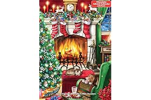 Vermont Christmas Co. Countdown Calendar with Shortbread Cookies & Chocolates