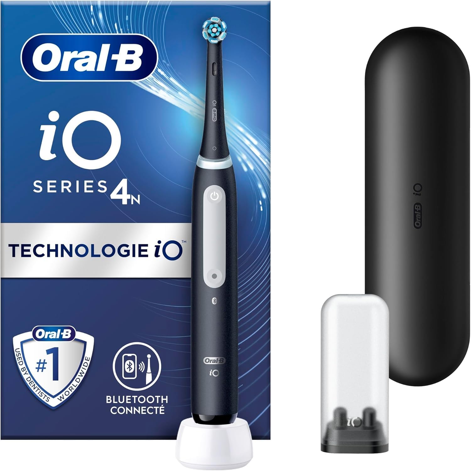 Oral-B Io Series 4N 4210201414728 Szczoteczka Elektryczna, Czarny/Biały, 4 Tryby