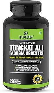 Fadogia Agrestis 600mg & Tongkat Ali 400mg with Zinc & Vitamin D3 | Longjack Tongkat Ali (2% Eurycomanone) with Fadogia Agrestris Standardized to 10:1 Stem extract- 60 Veg Capsules