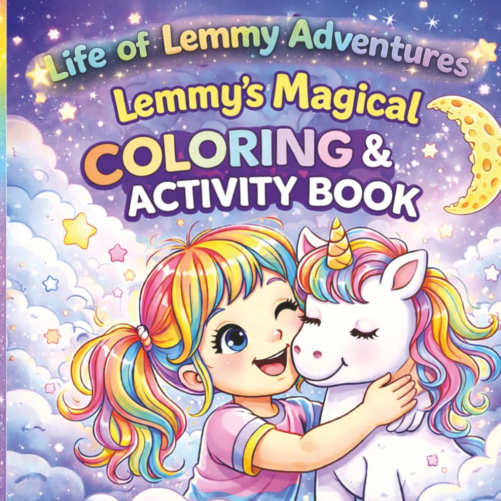 Lemmy's Magical Coloring & Activity Book: Life of Lemmy Adventures Companion Coloring & Activity Book