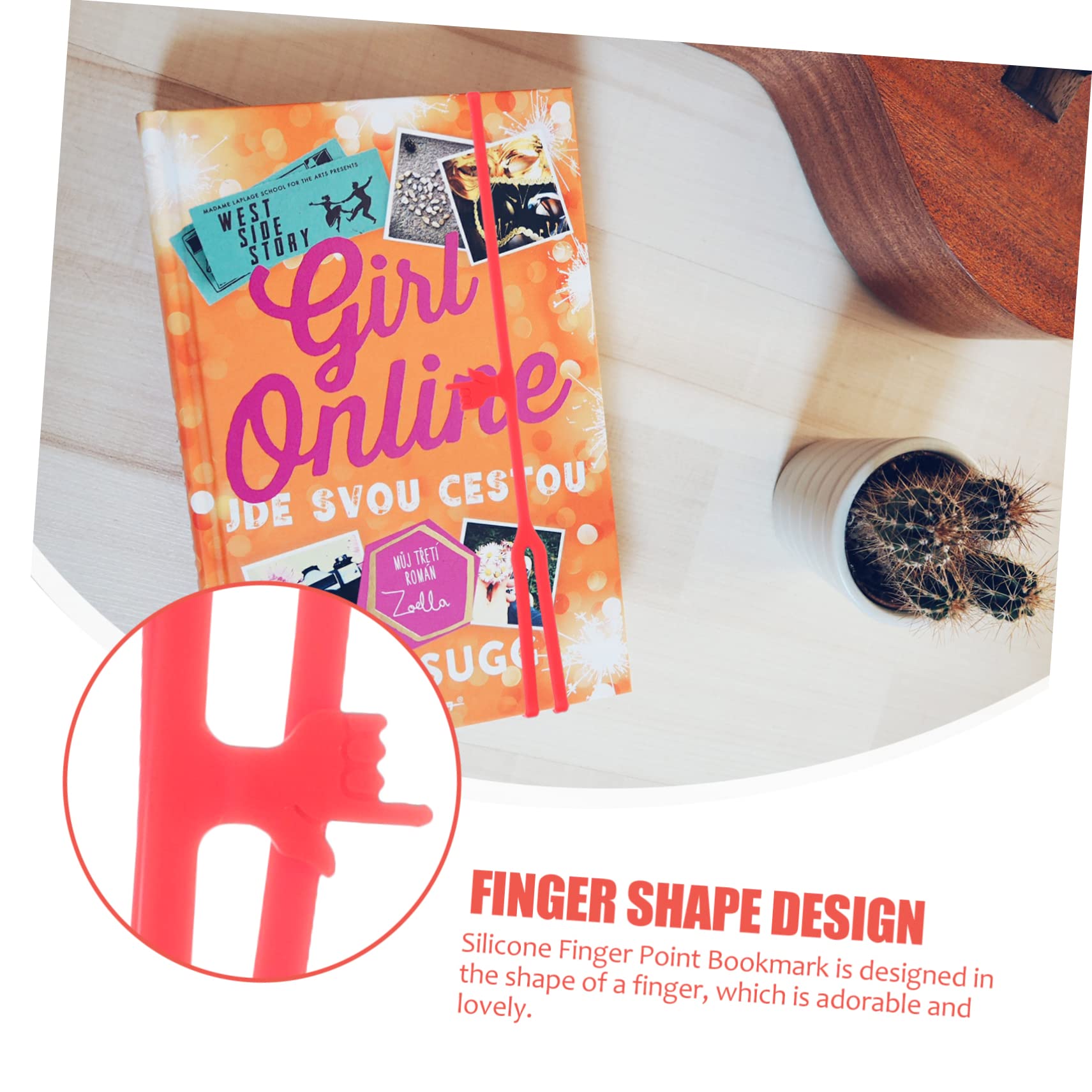 NUOBESTY 35stücke Teiliges Silikon Lesezeichen Adorable Finger Point Bookmarks Farben Für Bücherliebhaber Praktische Und Kreative Markierungszubehör Für Einfaches Lesen