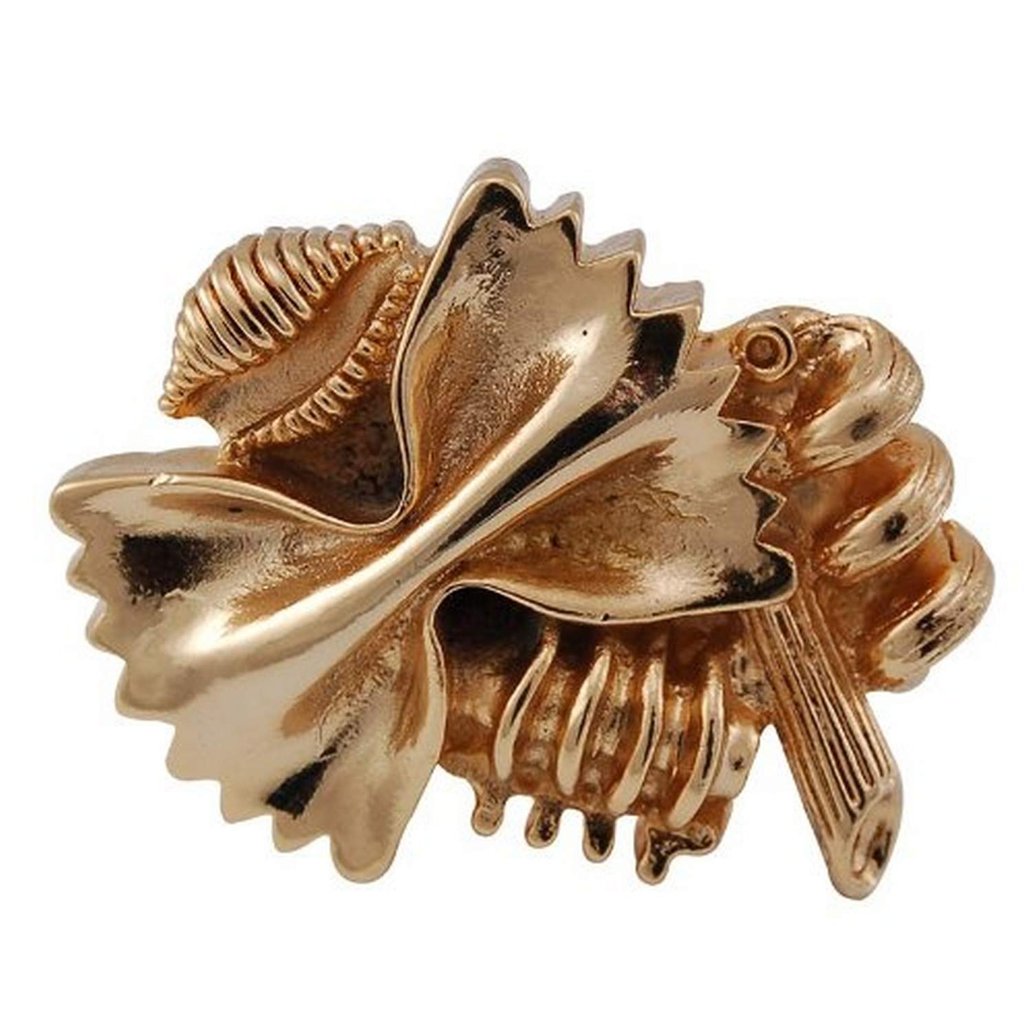 Vicenza Designs K1061 Pasta Knob, Large, Polished Gold