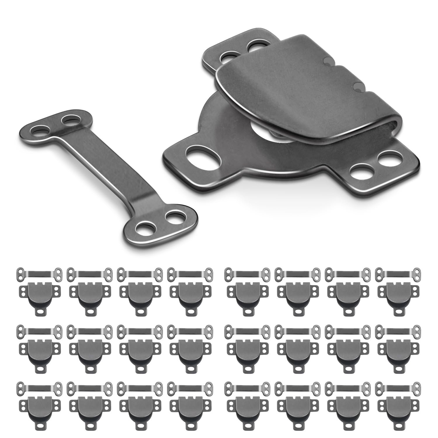 25Set Sewing Hook and Eye Closures for Clothing Sewing Clasps and Fasteners, Hook and Eye Closure for Pant Waist,Bra,Jeans and Others Sewing DIY Craft