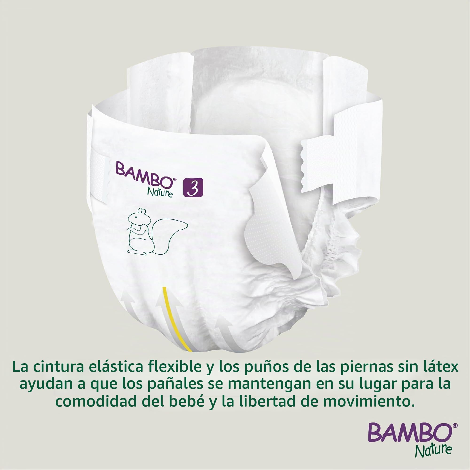 Pañales Bambo Nature Talla 3 – 4 a 8kg (PACK 6 x 28UN)