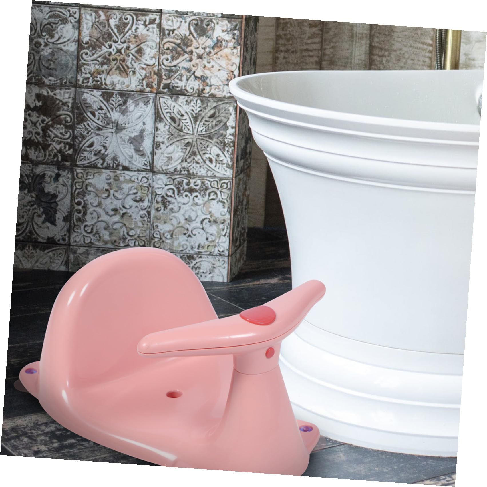ORFOFE Asiento de Baño para Bebés Asientos de Baño para Pequeños para Recién Nacidos para Bañera o Ducha