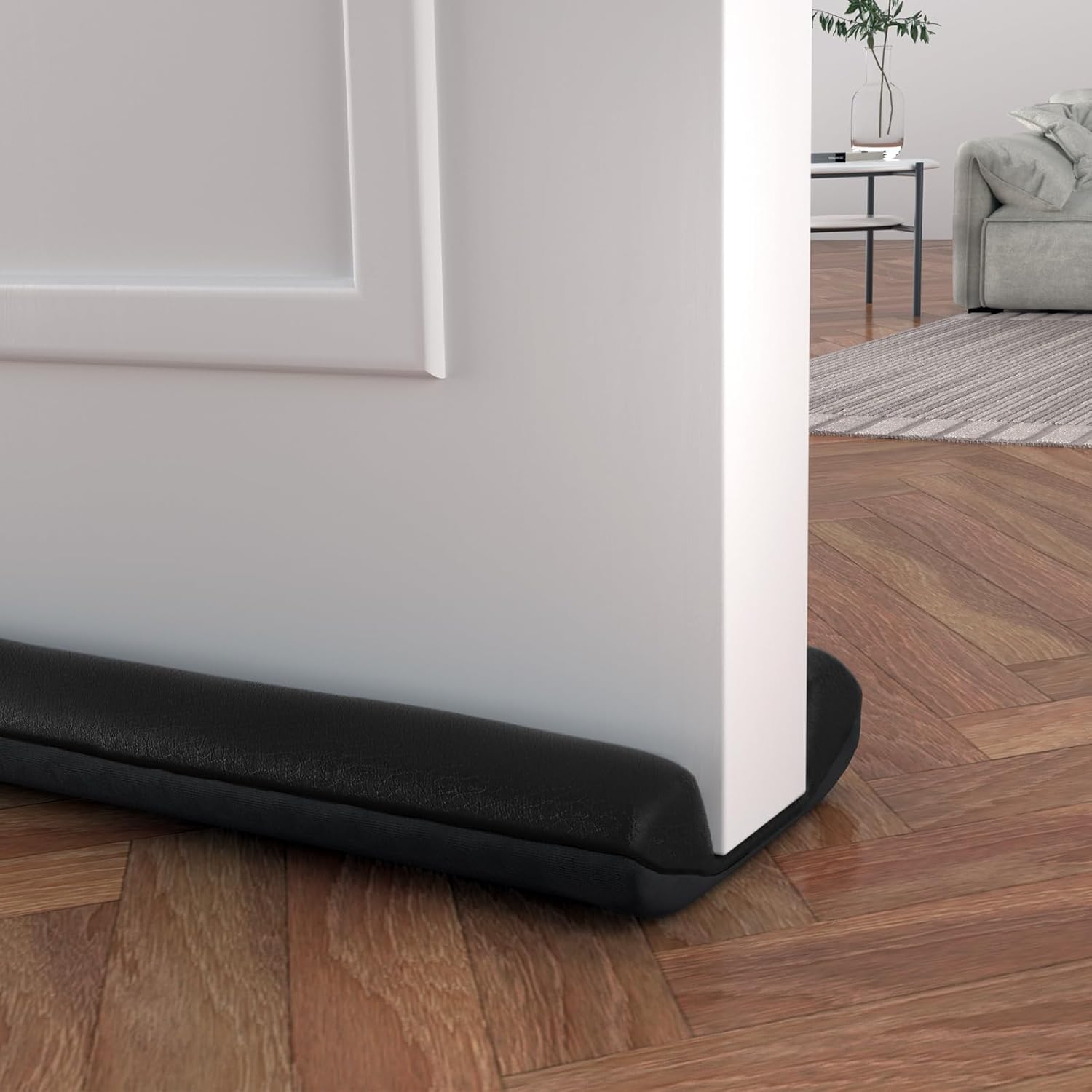 Door Draft Stopper,Leather Door Draft Stoppers for Bottom