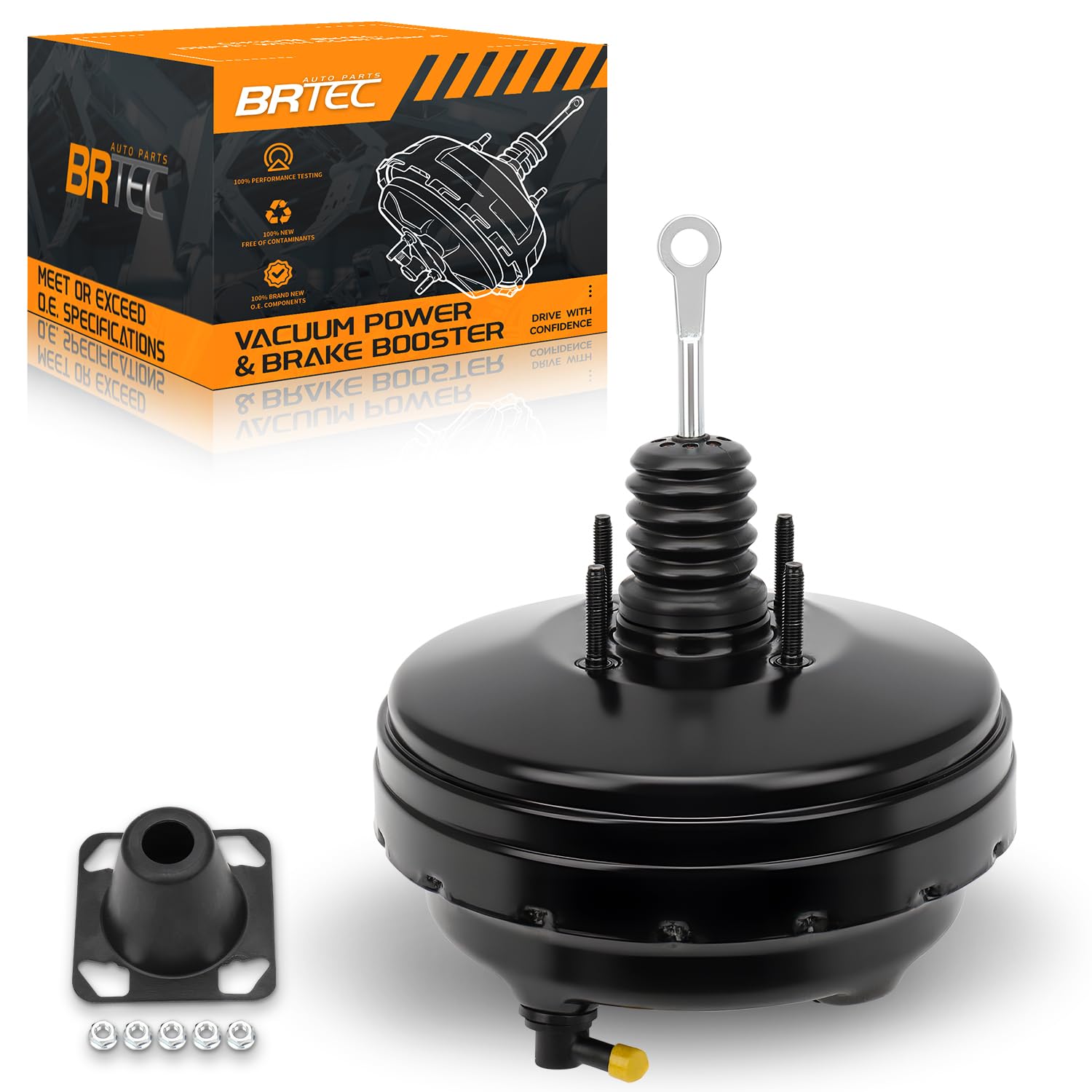 54-71924 Vacuum Power Brake Booster Compatible with Dodge Nitro 2007-2011, Jeep Liberty 2008-2012, Wrangler 2007 2008 2009 2010