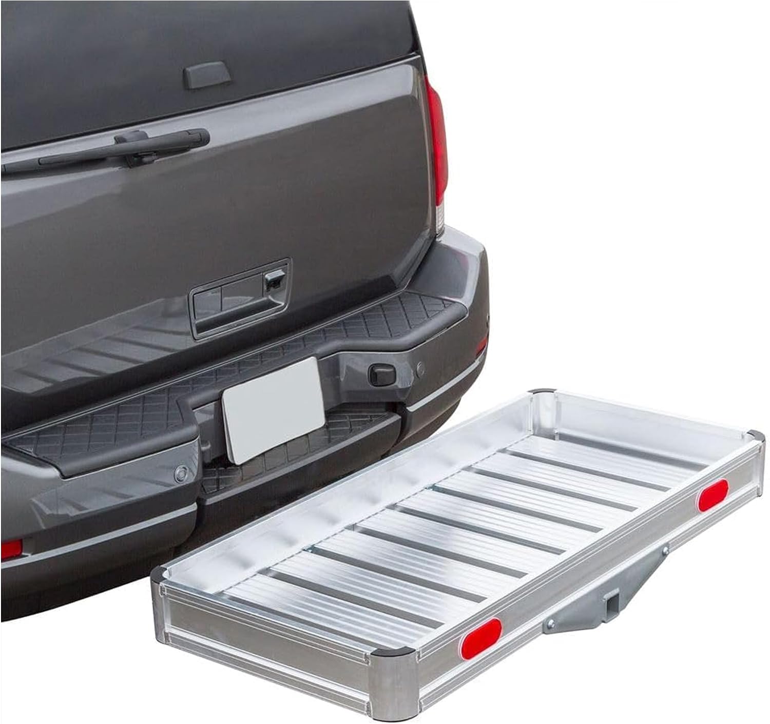 Elevate Outdoor Hitch Cargo Carrier Tray Aluminum 550 lb Capacity