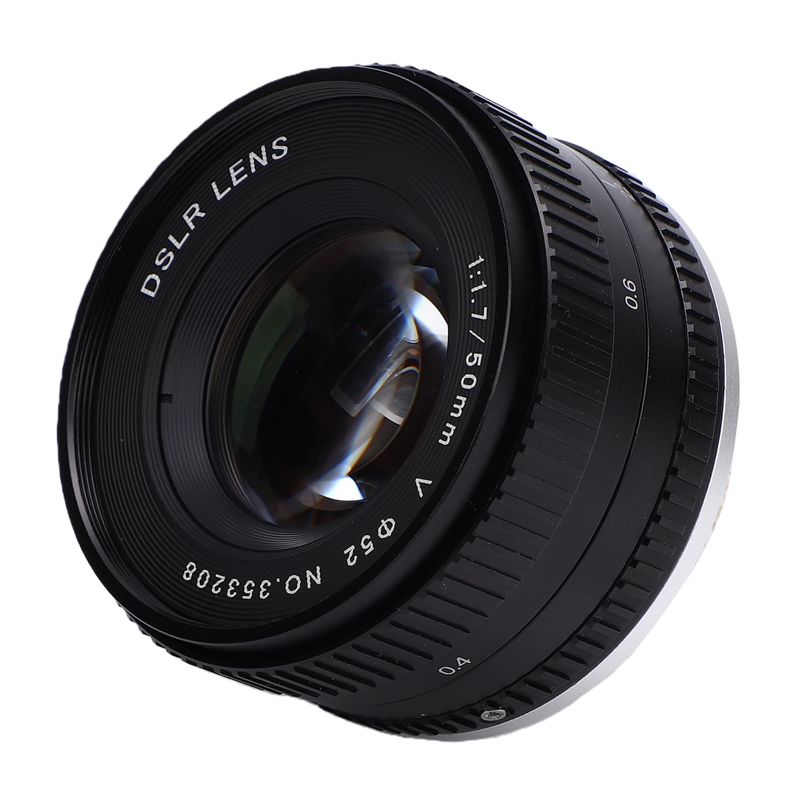 Jectse Obiektyw Stałoogniskowy 50 Mm F1.7, Pełnoklatkowy Obiektyw Aparatu z ręczną regulacją Ostrości i dużą przysłoną do Aparatu K1 K1 Mark II, Konstrukcja ze Stopu Aluminium