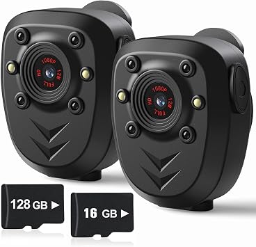 KSADBOSSBO Bundle Body Cameras with 128GNew & 64GOld Version