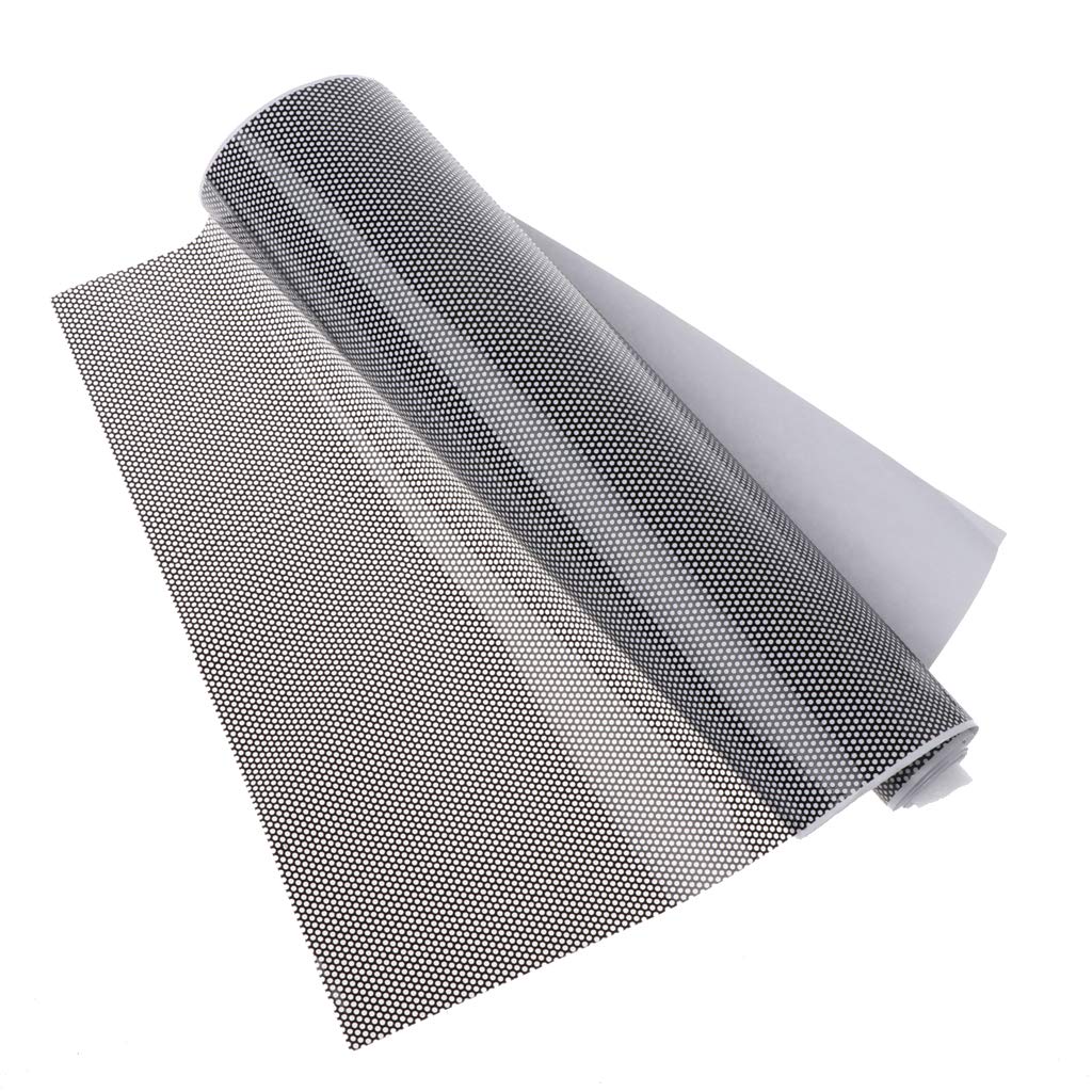 Riiichflowshop Car Headlight Tint Perforated Film Like Fly Eye Legal Tinting 106X30cm Automobile Rear for Head Lamp Sticker Plastic
