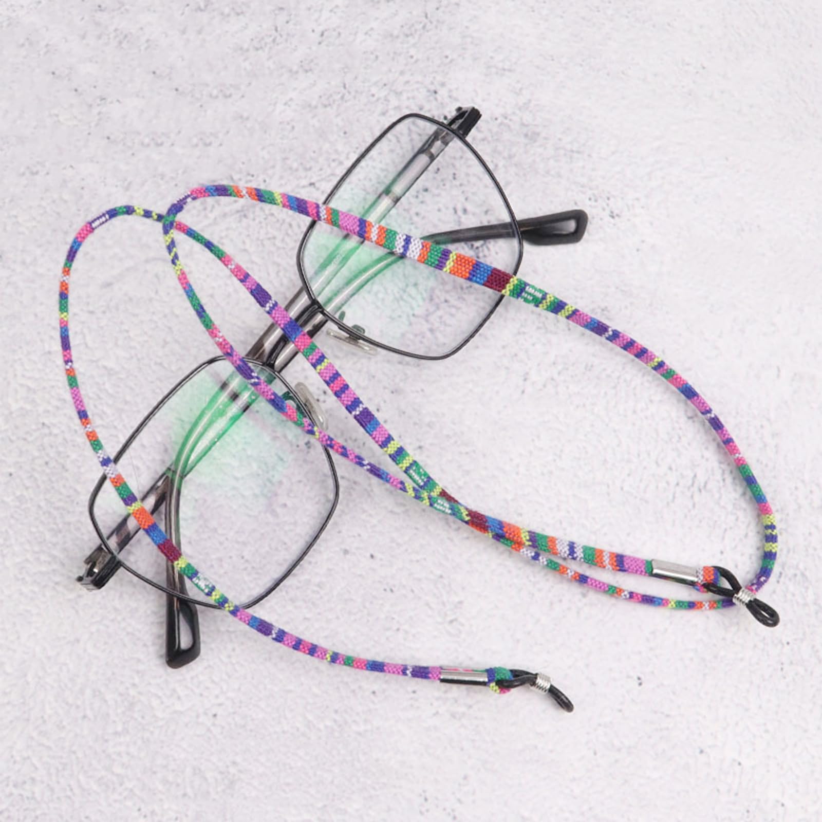 2 Pezzi Cordino per Occhiali,Catenella Ochiali Donna,Cordino Occhiali da Sole Regolabile, Laccetti per Occhiali per Uomo Donna per Sport