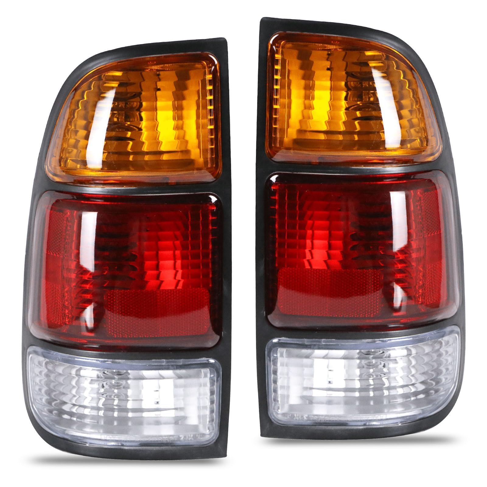 Photo 1 of *?***DAMAGE**** Tail Light Assembly Compatible With 2000 2001 2002 2003 2004 2005 2006 Toyota Tundra Driver and Passsenger Side Taillights Replace 81550-0C010 81560-0C010(Only Fit Regular and Access Cab)