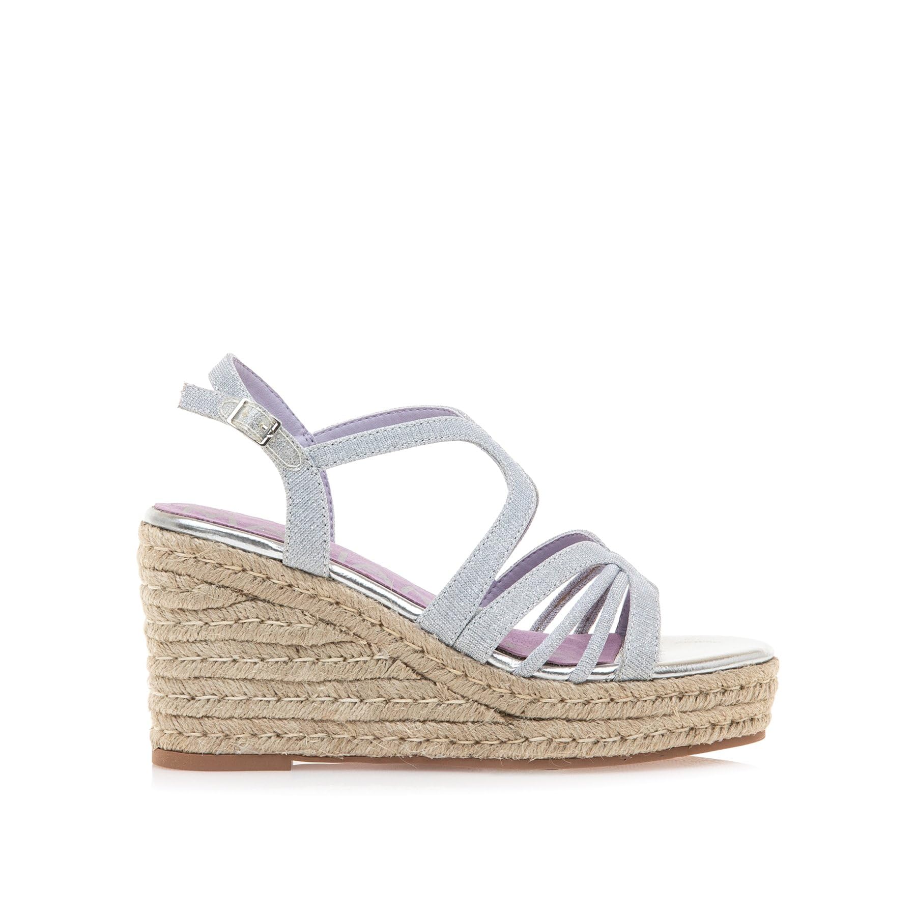 MARIAMARE Women's 68559 Sandal, Silver, 6.5 UK