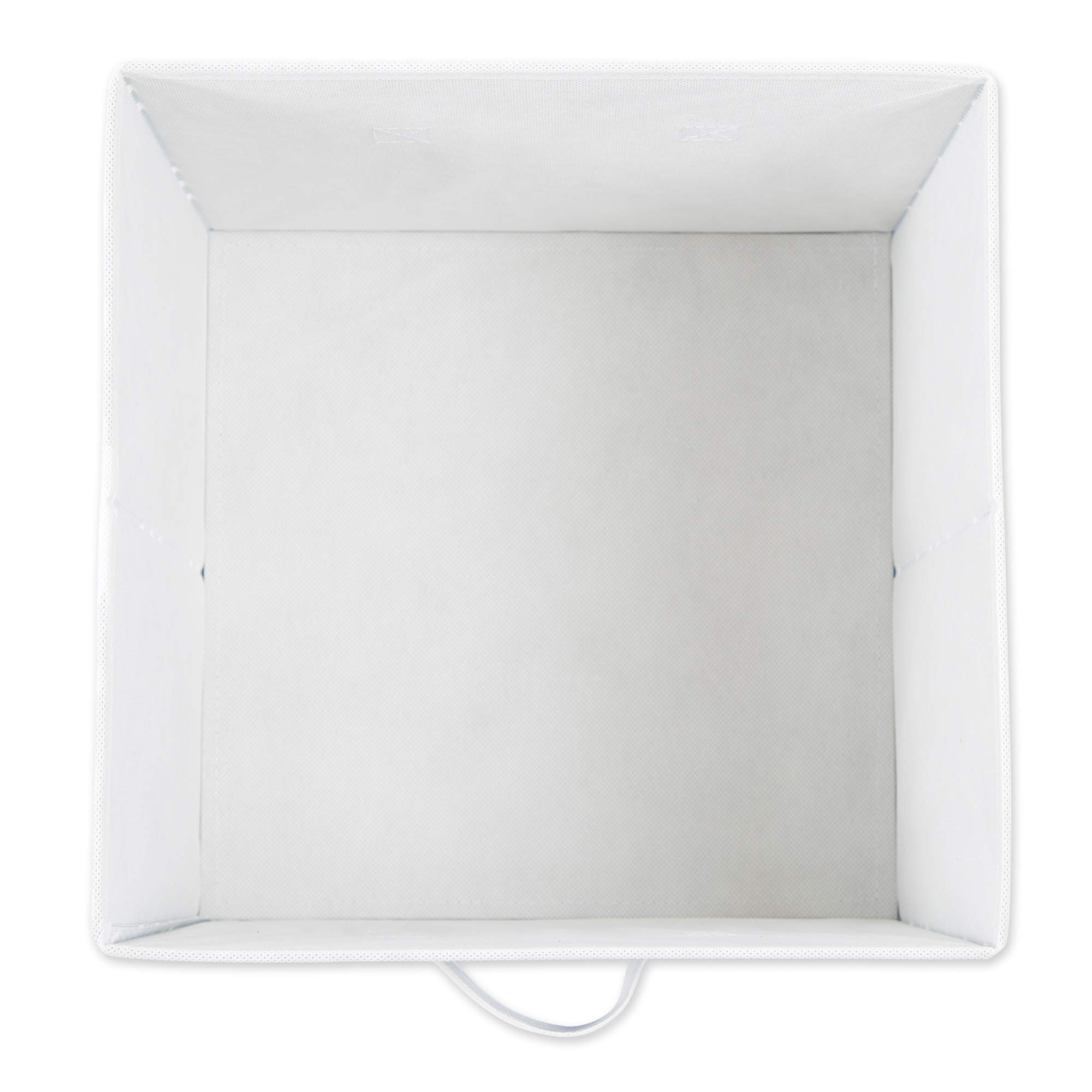 DII Non Woven Storage Collection Polka Dot Collapsible Bin, French Blue & White, Large Set, 11x11x11" Cube, 4 Piece - Image 3