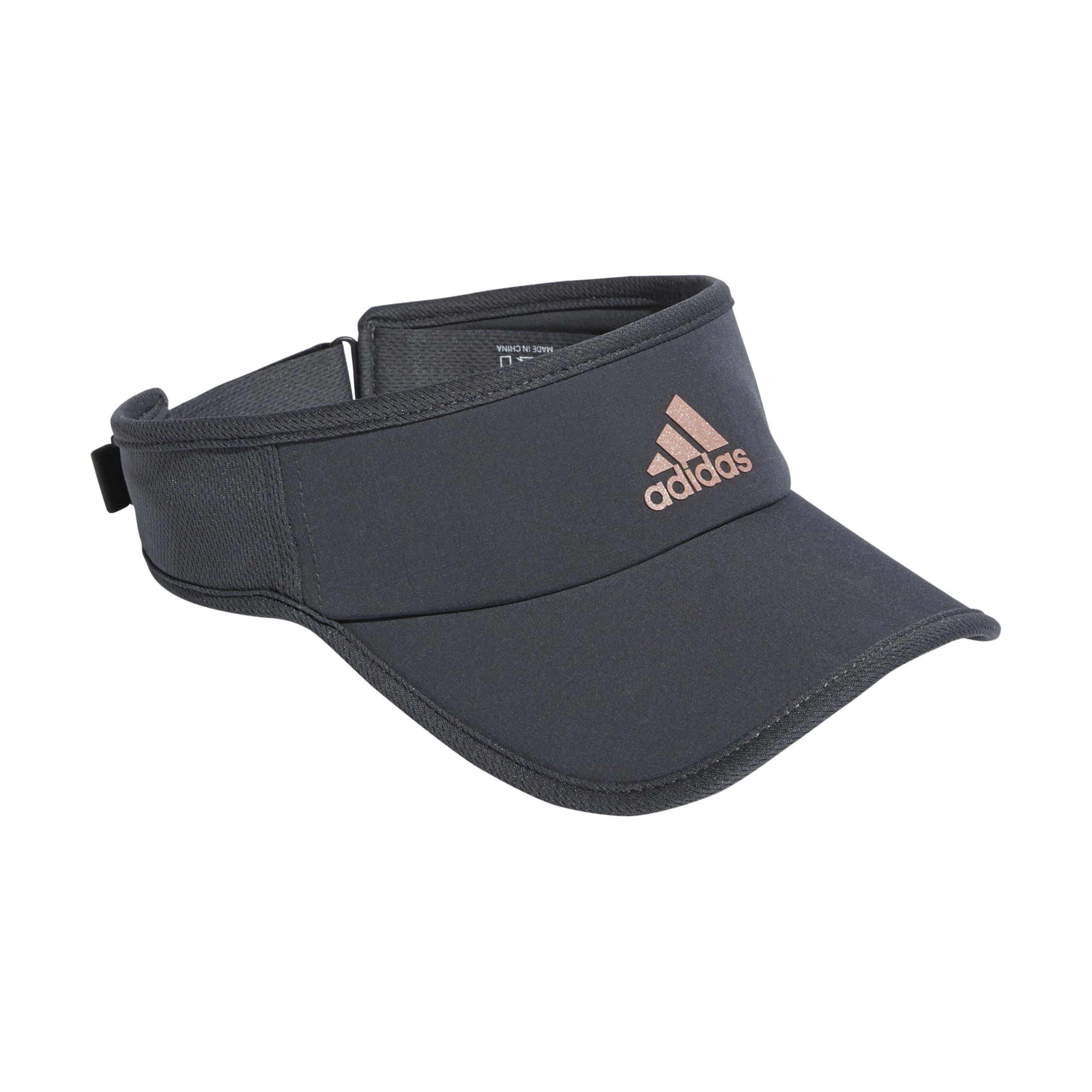 Adidas Unisex Grey Six/Rose Gold/3 Women's Superlite Performance Visor, /, One Size