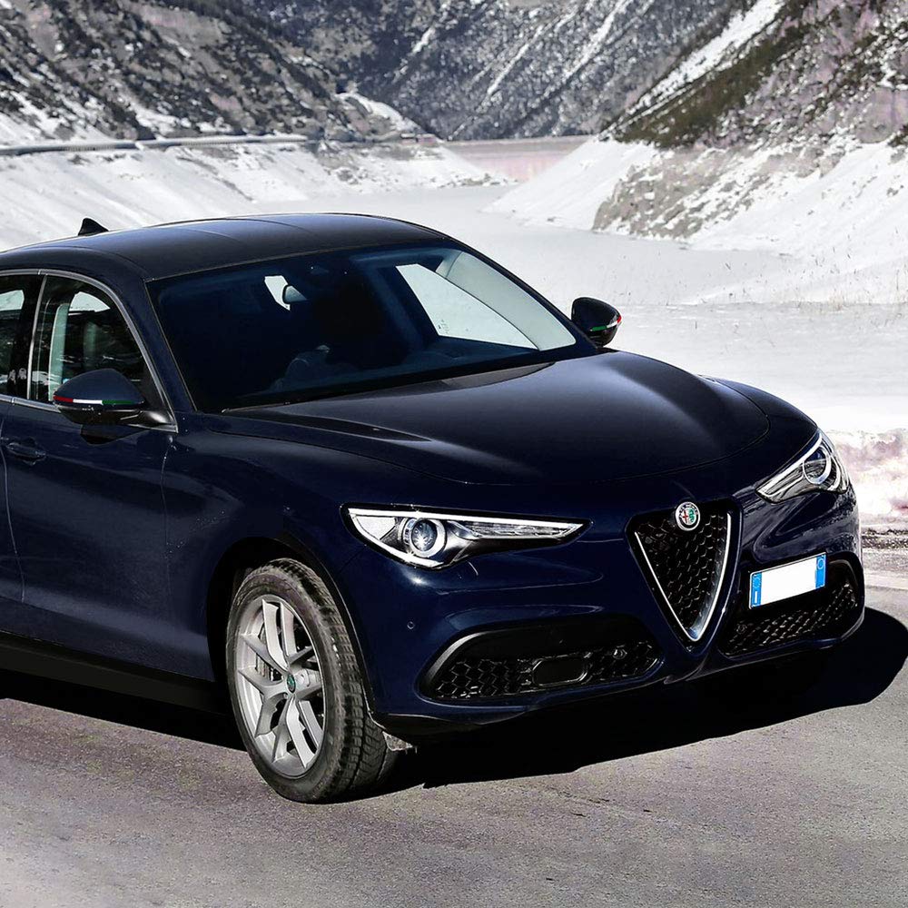 Image secondaire de 4R Quattroerre.it Bandes adhésives Tricolore Italia Compatible pour rétroviseurs Alfa Stelvio